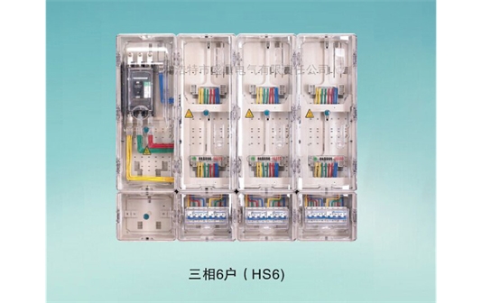 三相多表位表箱- 三相6戶（HS6）